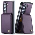 thumbnail image 2 of Dteck Case for Samsung Galaxy Z Fold 6,Magnetic Leather Case Card Slots Wallet Kickstand Cover for Galaxy Z Fold 6 5G,Purple, 2 of 7