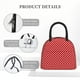 thumbnail image 4 of Disketp Red Polka Dot Bolsa Térmica para Almuerzo, Lonchera con Abertura Amplia y Gran Capacidad, Organizador Reutilizable para Mujeres, Hombres y Adultos, 4 of 6