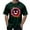 003 Army Green, variant on Oversized Tshirts for Men Y2k Halloween Funny Print Tops Short Sleeve Round Neck T-Shirt Fashion