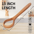 thumbnail image 3 of Danish Dough Whisk - 13In Bread Making Tools with Wooden Handle - Baking Whisks for Sourdough, Dough Pizza and More 2pcs, 3 of 4