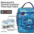 thumbnail image 4 of Premium Insulated Shark Lunch Box for Men & - Reusable Lunch Bag with,Hour Temperature Retention, Compact & Lightweight Design for Office, Work, Picnic, Travel - Durable Lunch Tote for Adults., 4 of 5