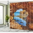 thumbnail image 5 of Ambesonne Scenery Shower Curtain, Australian Sea and Sky, 69"Wx75"L, Cream Blue, 5 of 5