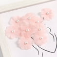 thumbnail image 3 of Grandest Birch 90Pcs Faux Pearl Flower DIY Wedding Dress Bridal Clothes Hair Accessories Decoration Artificial Flower Fabric Applique Patchwork Craft Supplies ,Pink, 3 of 7
