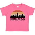 thumbnail image 3 of Inktastic Indianapolis Indiana Skyline Retro Boys or Girls Toddler T-Shirt, 3 of 5