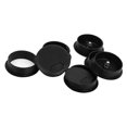 thumbnail image 4 of 10 Pcs Round Plastic Computer Desk Cable Grommet Hole Cover 50mm Black, 4 of 5