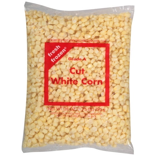 Fresh Frozen Cut White Corn, 28 oz