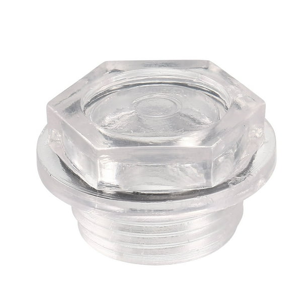 Plastic Oil Tank Liquid Level Indicator Sight Glass 27mm for Air