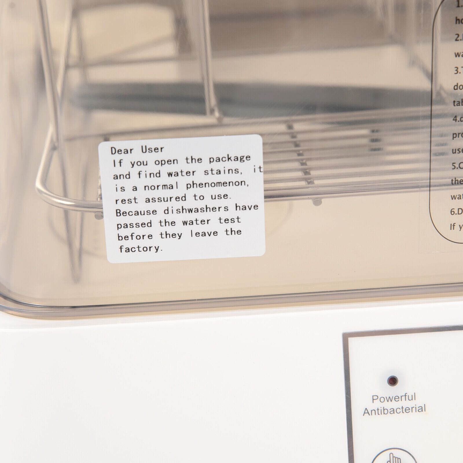 TFCFL 800W Portable Mini Dishwasher Countertop Dish Washing Machine w/ Washing Programs