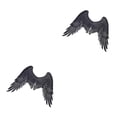 thumbnail image 2 of Bewildely Halloween 3D grandes alas de ángel Cosplay Prop Hada diablo tema decoración fiesta suministros ala con correas elásticas niños Type1 NO1, 2 of 6