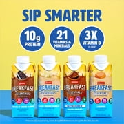 (4 pack) Carnation Breakfast Essentials Nutritional Protein-Packed Drink Shakes, Cookies n Creme Breakfast Shake, 8 fl oz, 6 Pack
