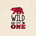 thumbnail image 4 of Inktastic Plaid Bear Wild and 1 with Arrow Boys or Girls Baby T-Shirt, 4 of 5