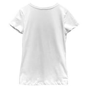 Girls Mickey & Friends Daisy Duck and Minnie Mouse Graphic Tee White Large