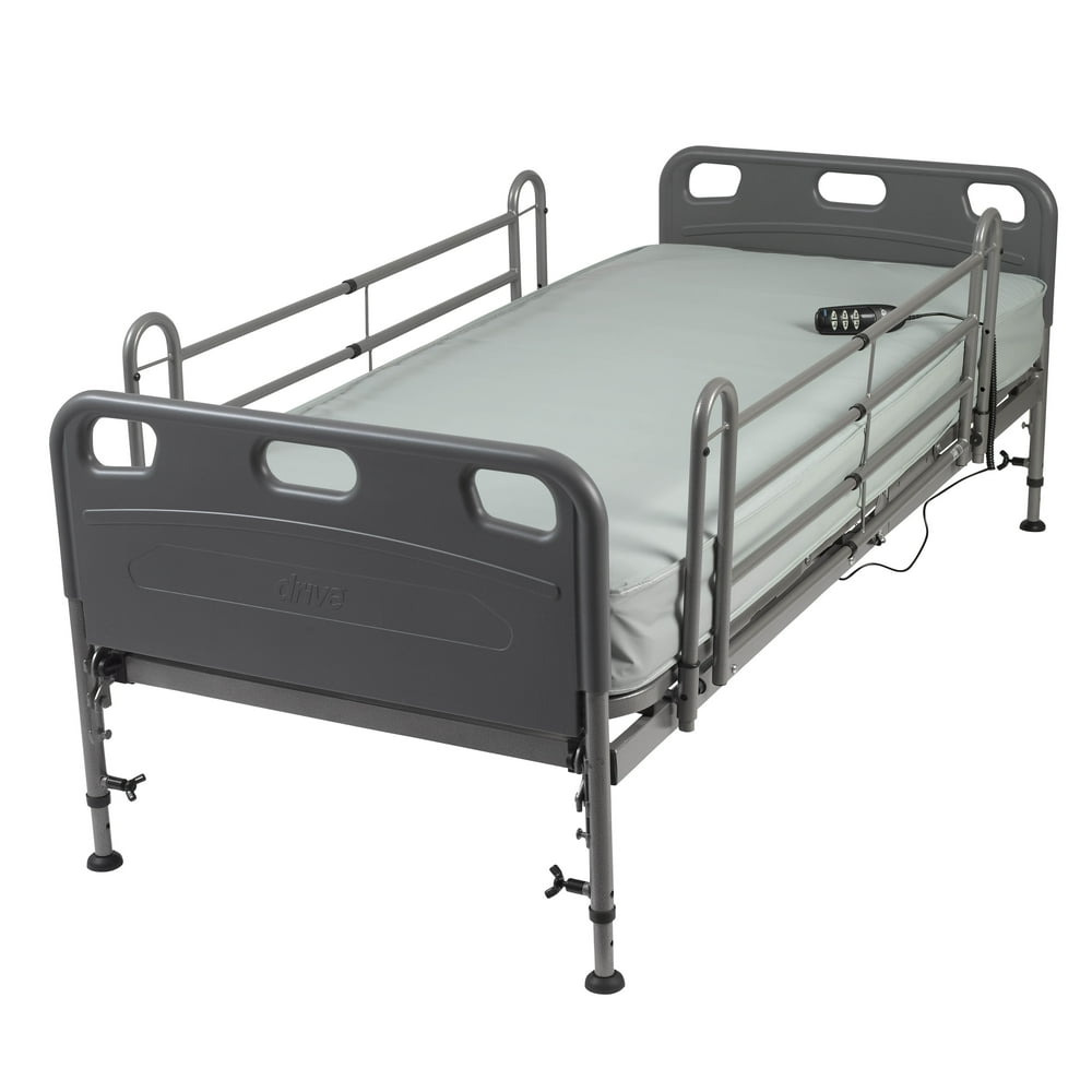 Drive Medical Competitor Semi Electric Hospital Bed with Mattress