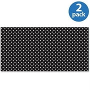 Fadeless Classic Dots Design Bulletin Board Papers, Single Roll, Black/White, Pack of 2