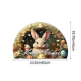 thumbnail image 3 of Easter Non Slip Kitchen Rug Absorbent Waterproof Floor Mat with Anti Skid Backing Durable Carpet for Entryway Bathroom Laundry Room Decor Holiday Home Safety Essentials, 3 of 6