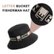 thumbnail image 2 of Sombrero de paja con circunferencia de 56-58 cm, parasol, sombrero de pescador de paja para verano para mujer, 2 of 5