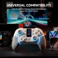 thumbnail image 3 of ECHTPower Wireless PC Gaming Controller with TFT Screen, Hall-Effect Joysticks No Drift, 1000Hz Polling, Dual Hall Triggers, Turbo & RGB, Multi-Platf, 3 of 9