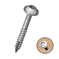 thumbnail image 3 of Milescraft 5204 Tornillos con orificio de bolsillo para madera - Cabeza de arandela n.° 7 x 1-1/2" con rosca gruesa (100 piezas) Torx Drive autorroscante para uso en interiores, 3 of 5