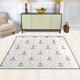 thumbnail image 5 of Ryvnso Cute Flower Area Rug Floor Mats Non-Slip Home Carpet 80 x 58 inch, 5 of 7