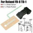 thumbnail image 2 of Actuador de Sensor de Hoja para Drum Hi Hat Pedal Parte de Goma Circuito TD4 9 11 15 17 Accesorios de Repuesto de Tambor, 2 of 5