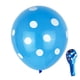 thumbnail image 1 of Toystoory 100 piezas de globos de lunares, globo de punto de onda redonda de látex, arreglo de atmósfera, accesorios de fotografía para Kits de decoración para fiestas Punto azul oscuro/blanco, 1 of 6