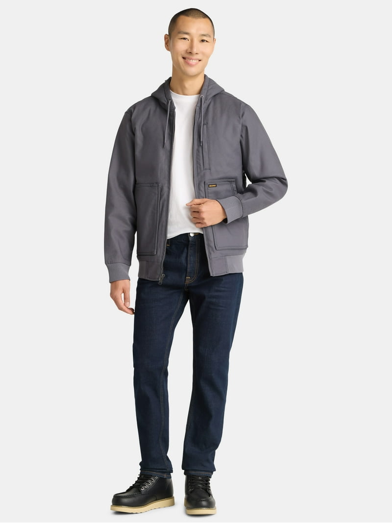 Brahma Men's and Big Men's Insulated Hooded Workwear Jacket