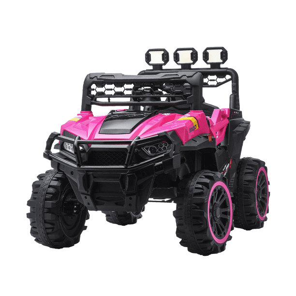 Carrito Eléctrico Infantil Tipo 4x4 con Control Remoto Rosa