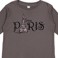 thumbnail image 4 of Inktastic J'aime Paris Girls Long Sleeve Toddler T-Shirt, 4 of 5
