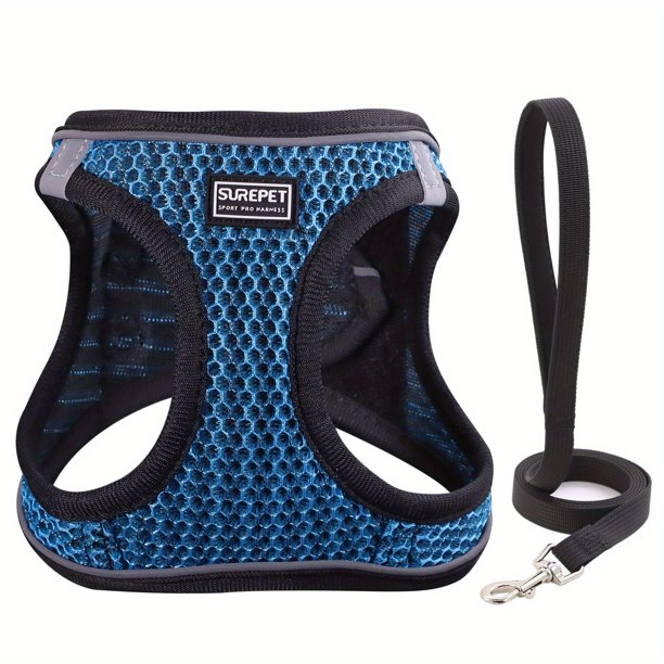 Premium Pet Harness and Leash Set - Perfect for Small and Medium Dogs Walking and Traveling!
