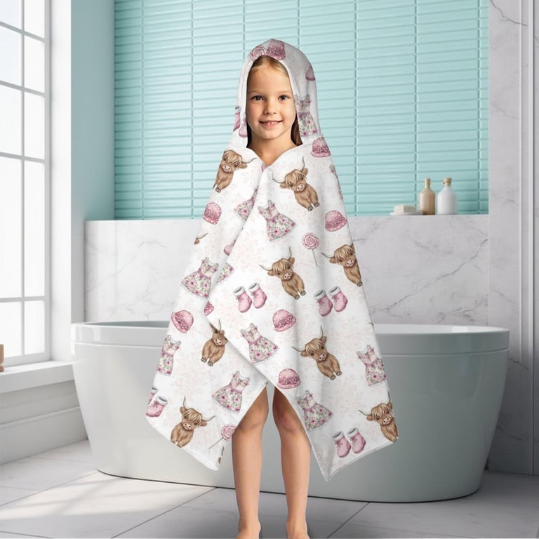 hooded beach towel dress hengsof Kids Changing Robe Surf Poncho Kids Beach Towels Hooded Towel for Toddler Bath Pool Quick Dry Wearable Towel Poncho with Hood Swim Towel for