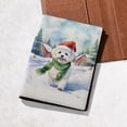 thumbnail image 5 of Hello Winter Maltese Frosty Morning Walk Welcome Snowy Christmas Travel Passport Wallet Maltese Dog Lover Gifts Idea PU Leather Passport Holder Cover - 02018, 5 of 5