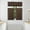BROWN, variant on 3pc Faux Silk Kitchen Curtain Blackout Lined Solid Color Rod Pocket Short Window Set 2 30"x24"(each) Tier Panel + 1 60"x14" Matching Valance K4 Black
