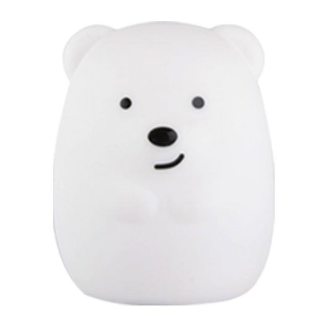 Luz nocturna para niños de 9 colores, Luz nocturna de oso, Luz LED para dormitorio, Luz nocturna para bebé, Luz nocturna recargable por USB multicolor,