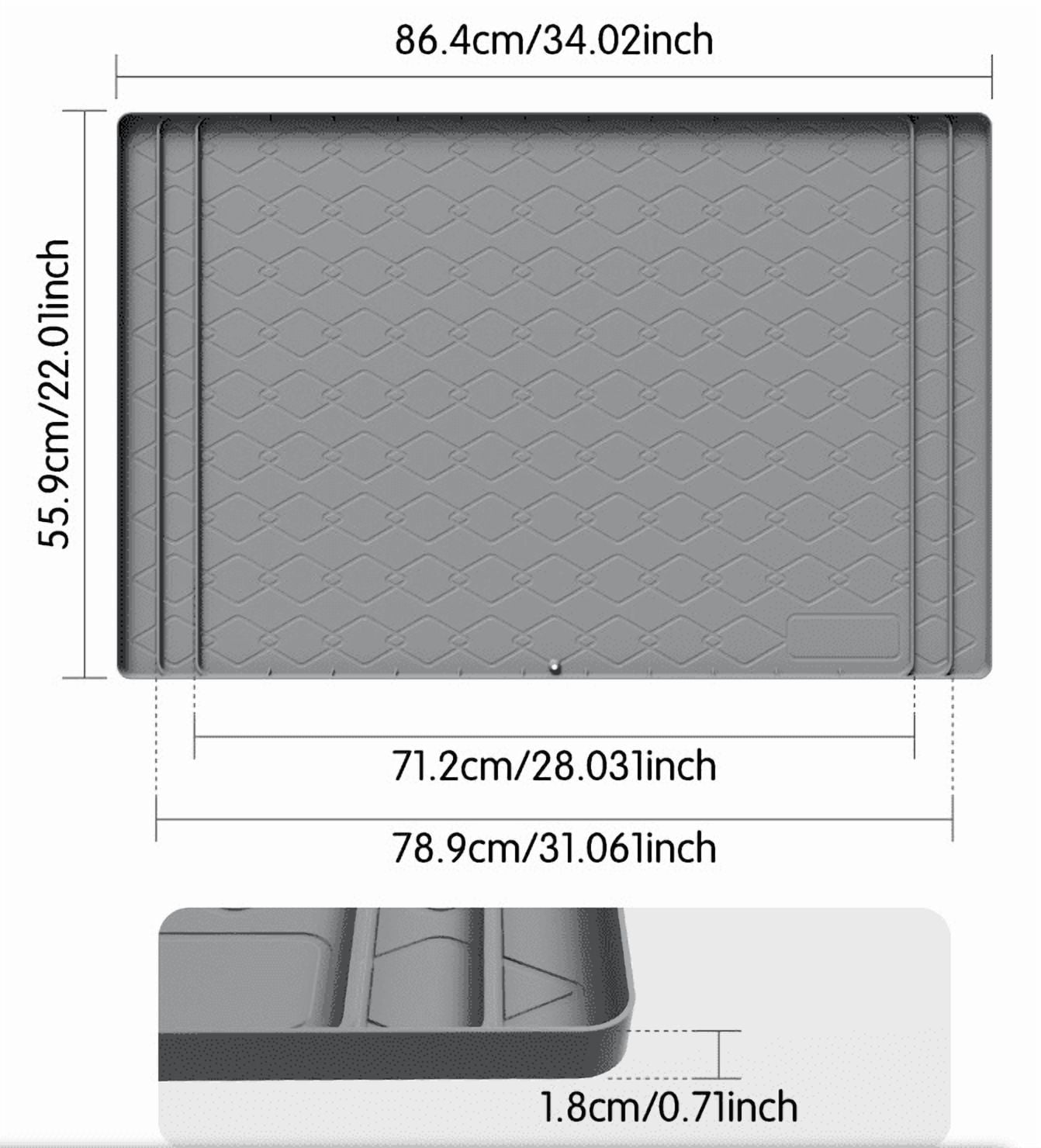 Waterproof Under Sink Mat Cabinet Liner for Kitchen & Livingroom