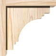 thumbnail image 3 of 5 1/2"W x 10"D x 10"H Pescadero Smooth Corbel w/Backplate, Douglas Fir, 3 of 9