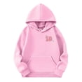 thumbnail image 3 of Double Digits Birthday Hooded Sports Jacket Athletic Pullover Sweatshirt With Pocket For Girls, 3 of 7