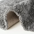 thumbnail image 6 of SAFAVIEH Fontana Jamie Solid Shag Area Rug, Silver, 8' x 10', 6 of 9