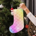 thumbnail image 5 of Lsque Fish Scale Pattern 18 Inch Christmas Stockings, Festive Holiday Stocking for Christmas Decorations Holiday Decor, 5 of 7