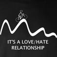 thumbnail image 3 of CafePress - Cycling : Love Hate Relationship Long Sleeve T Shi - Long Sleeve Dark T-Shirt, 3 of 4