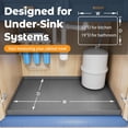 thumbnail image 2 of Waterproof Under Sink Mat 34" x 22", Thick Silicone Mat Cabinet Protector for Kitchen and Bathroom, Shelf Liner, Home Organizer and Storage, Multipurpose Tray for Gadgets and Essentials, 2 of 5