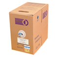 thumbnail image 2 of GRANDMAX CAT5e 350MHz Shielded Solid Ethernet PVC Bulk Cable, 1000ft, Wire STP Pull Box, CMR Rated, 100% Copper, 4 Pair, 24 AWG/ 1000FT/ Blue, 2 of 4