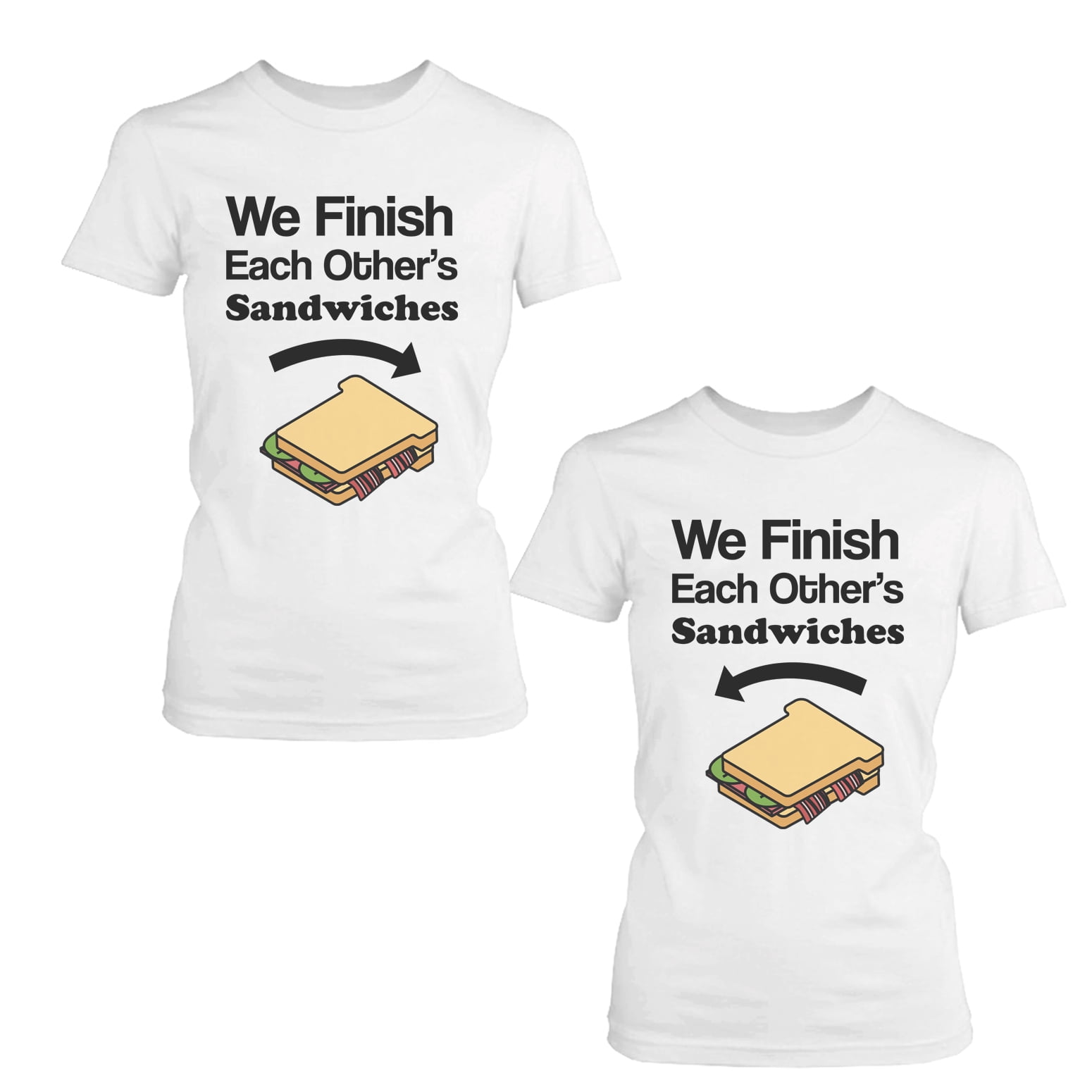 We Finish Each Others Sandwiches Shirt Mr and Mrs Family Shirts Best Friends B-06072129 Matching Shirts Couple Shirts His and Hers