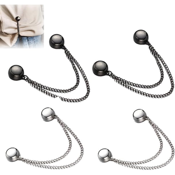 Clips magnéticos multifunción XINYU para ropa Paquete de 4 potentes imanes Hijab con cadena