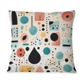 thumbnail image 3 of Designart "Serenade Of Soft Geometry And Colors I" Geometric Throw Pillow - Modern Pillow For Couch - Insert And Pillows Covers For Bedroom Decor, 3 of 5