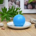 thumbnail image 3 of Zest Candle 12-Piece Ball Candles, 2-Inch, Turquoise, 3 of 6