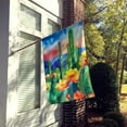 thumbnail image 2 of Arizona Saguaro Cactus Blossom in Watercolor House Flag, 2 of 5