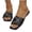 Black, variant on Women Metallic Oranment Flat Sandals Square Toe Faux Leather Backless Plus Size Spring Summer Commute Shoes,Olive Green