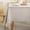 Light Brown, variant on Textured Table cloth for Rectangle table, Heavy Duty Farmhouse Tablecloth Solid Cotton Linen Waterproof Wrinkle Free Burlap Tables Cover for Kitchen Dining,Party, Ivory 55''x120'',10-12 Seats