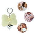 thumbnail image 3 of Unique Bargains 1 Pc Handbag Charms Keychains Stylish Bow Heart Bag Accessories Yellow, 3 of 5
