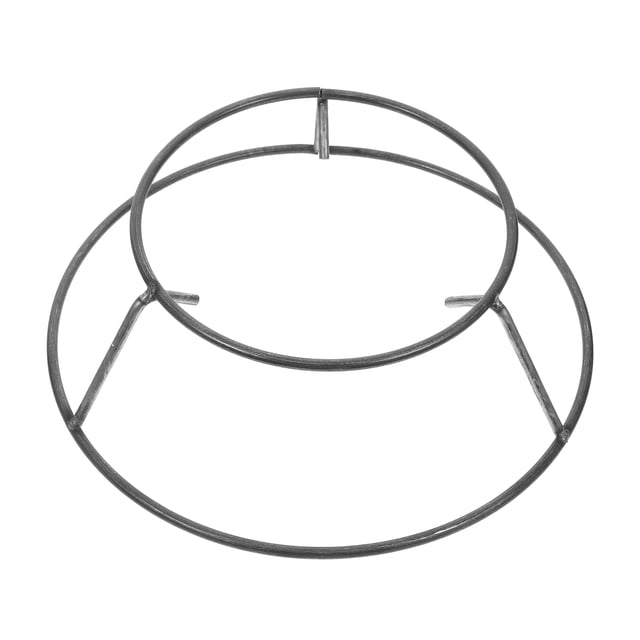 1Set Iron Pot Rack Circular Bottom for Cooking Support Outdoor Camping 11.8X8.7X3.9in